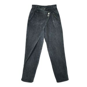 Rocky Mountain Vintage 80’s Pleated Flap Front Stonewashed Jeans